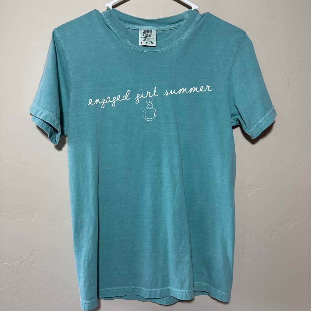 Engaged Girl Summer Comfort Colors Tee